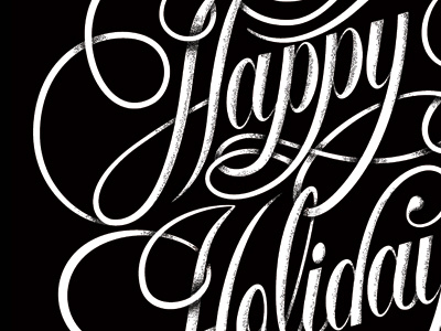 Holiday typography