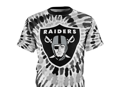 Raiders Tie Dye - Team Color - Short Sleeve T Shirt