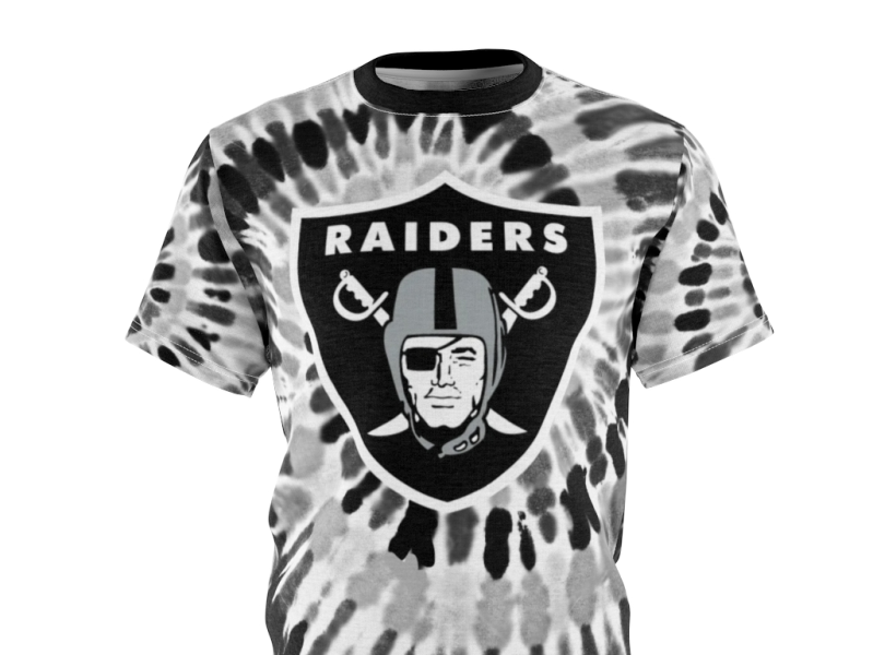 Raiders Tie Dye - Team Color - Short Sleeve T Shirt by Nick Balboni -  Entrepreneur & Freelance Designer on Dribbble