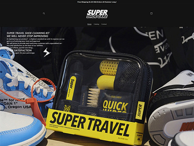 Super Shoe Care Kits accessories branding ecommerce footwear high sales niche shoes