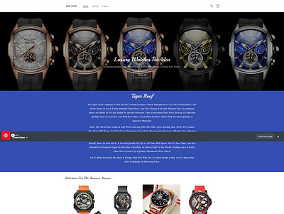 Tiger In The Reef - Watch Co. mens clothing watch