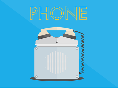 Steve Zissou Phone - The Life Aquatic blue icon illustration phone wes andersen