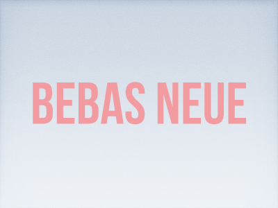 Bebas Neue bebas neue font type typography