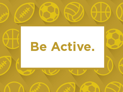 Be Active active be bryan daniel design graphic icons illustration projcet scholastic
