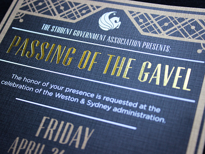 Passing of the Gavel Invitation