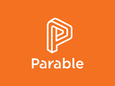 Parable agency brand branding bryan company daniel danny logo orange parbale