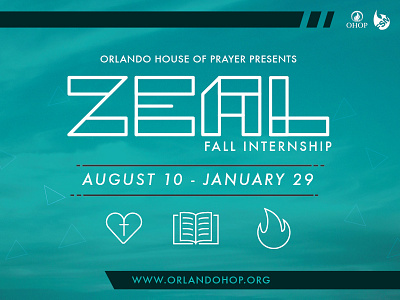 Zeal Internship church icons internship logo ministry ohop wordmark zeal