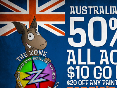 Australia Day Poster the zone