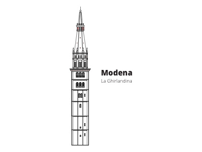 Modena - La Ghirlandina ghirlandina italy modena monument palace place ui