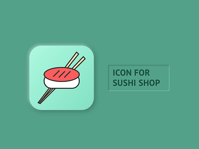 Daily UI 005 - App Icon for a Sushi Shop