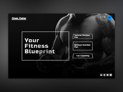 Fitness Website dark dark theme ecommerce fitness ui ux webdesign website