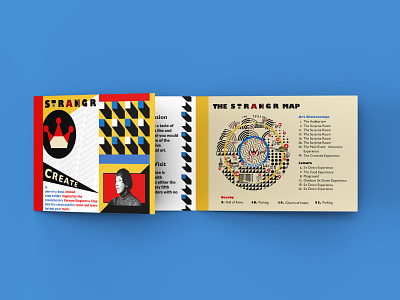 Constructivist Museum Tri-Brochure | Graphic Design branding design illustration logo typography ui