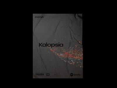 CCIVI Artist Music Single "Kalopsia" #Branding album album artwork album cover album cover design brand identity branding music poster design