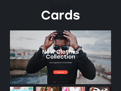 Cards | Ecommerce cards ui ecommerce