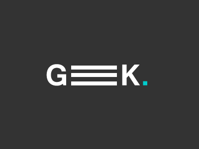 Geeek creative design identity logo personal project web