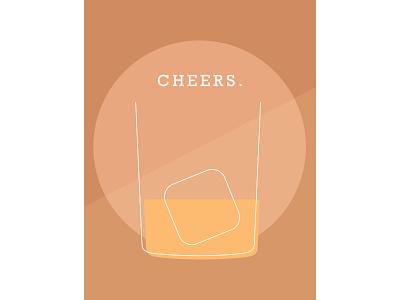 🥃Cheers bourbon cheers color schemes design indesign layout design shape elements simplistic warm colors