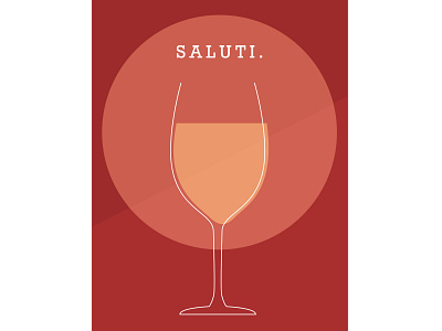 🍷Saluti cheers color schemes design indesign layout design shape elements simplistic warm colors wine