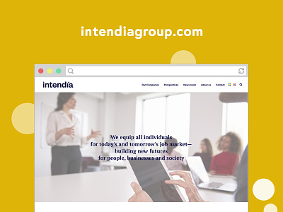 Intendia Group webdesign wordpress
