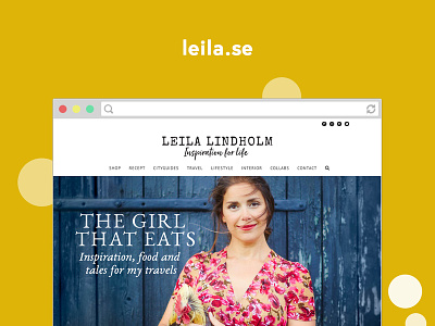 Leila Lindholm webdesign wordpress