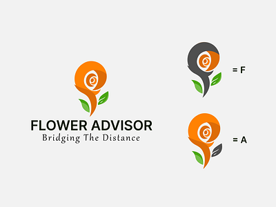 Flower Store Business Logo Concept branding cartoon design flat art graphic design illustration logo ui ux vector