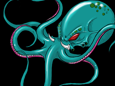 Octopus art artwork digitalillustration indonesia