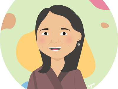 Birthday Girl Illustration design icon illustration vector