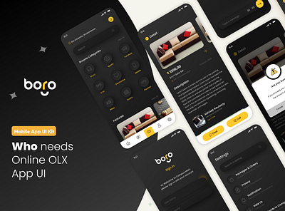 OLX Redesigned app branding illustration logo ui design uiux vector