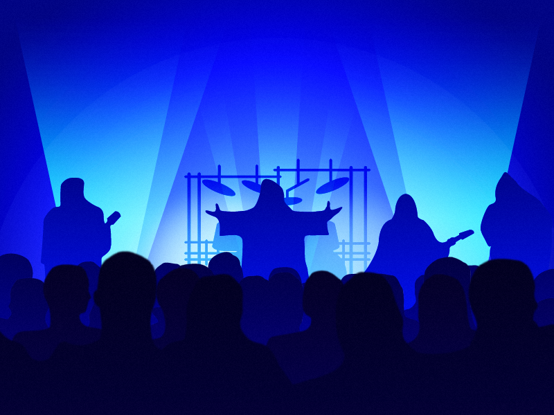 Black Stage by Darman Kadir on Dribbble