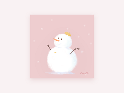 Illustration | Snowman illustration ps