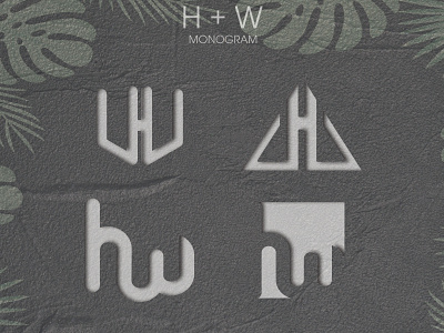 h + w monogram branding design icon illustration logo logodesign logodesigner logodesignersclub logodesigns logos logotype minimal monogram monogram design monogram logo monograms typography vector