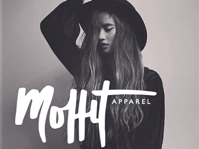Moffit Apparel apparel branding clothing gypsy hand lettering logo mark retail typography