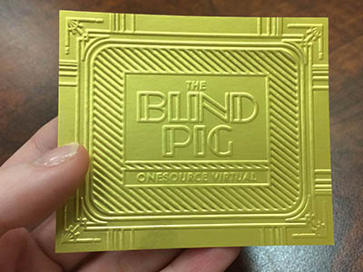 VIP Access Card 20s art deco blind emboss fancy foil gatsby gold invitation invite vip