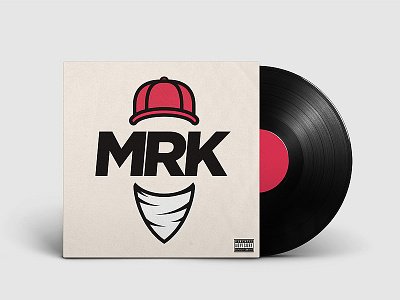 Murk Mixtape | Vinyl Promo album bandana hat label lp mix mixtape music rap record red vinyl