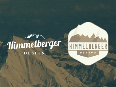 Logo Refresh Options logo badge mountains script