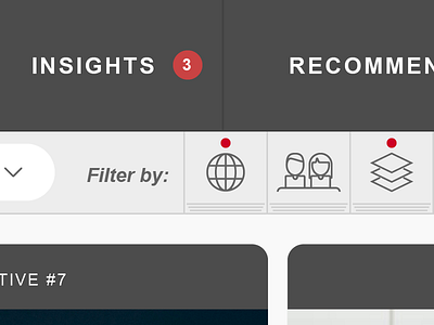 Filters for Super-Secret Marketing App app buttons filter icons