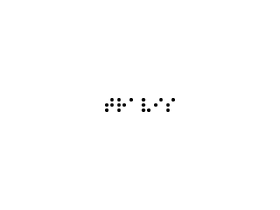 ⠞⠗⠁⠧⠊⠎ (Travis) braille dots personal brand