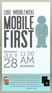 lukew "mobile first" promo poster