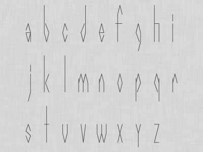 Font Exploration (Lowercase)