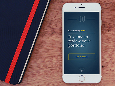 Mobile Portfolio Review app phone smartphone