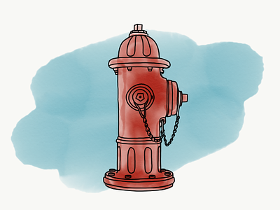 Fire hydrant illustration adobe draw adobe sketch apple pencil ipad