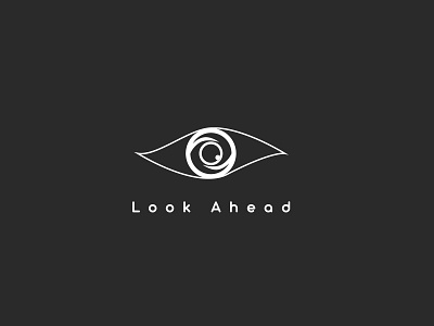 Look Ahead | Logo Design branding care clinic design eye flat hospital icon illustration lens logo pictorial see vector watch web