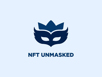 NFT Unmasked | Logo Design branding design flat graphic design illustration logo logo design mask nft online platform unmusk vector web