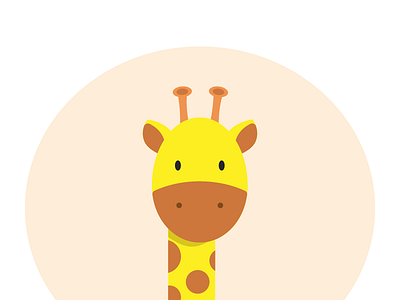 Giru the Giraffe adobe animal art character character design colors design dribbble flat design game design illustration illustrator vector