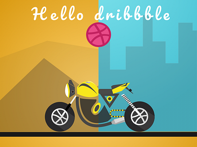 Hello Dribbble dribbble first shot hello dribbble india thanks