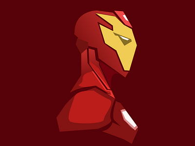 Iron Man avengers character design dribbble flat colours flat design iron man macos robert downey jr. sketch app tony stark