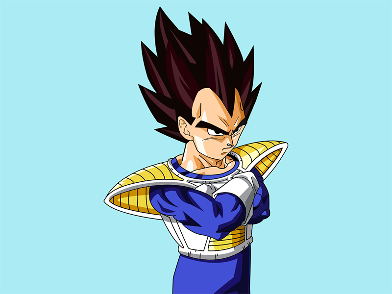 VEGETA by Mohit soni on Dribbble