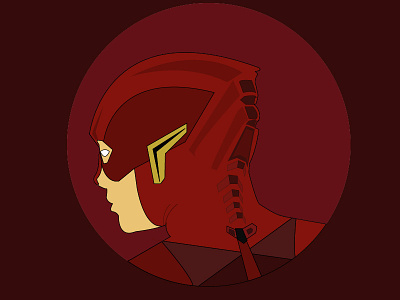 JL Flash character flash flat design justice league logo monogram superheroes