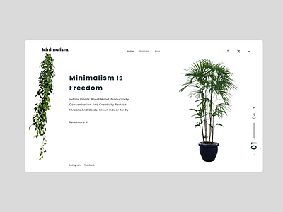 plants site inspirations minimal minimalism