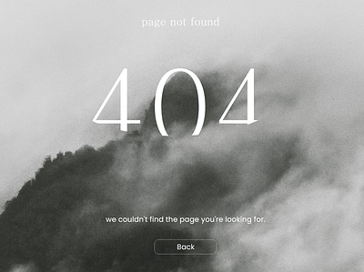 page not found 404page adobe xd aesthetic brand design branding design error 404 minimal ui ui design uiux uiuxdesign web web design website website concept website design