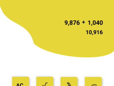 #dailyui calculator design